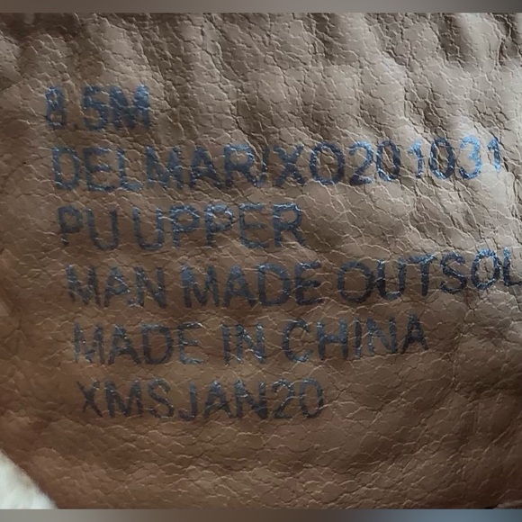 XOXO Delmar Women’s 8.5 M Double Band Flat Form Slip On Sandal Light Beige - Picture 7 of 8